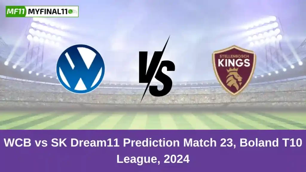 WCB vs SK Dream11 Prediction Today: Match 23 Pitch Report, and Key Player | Boland T10 League 2024