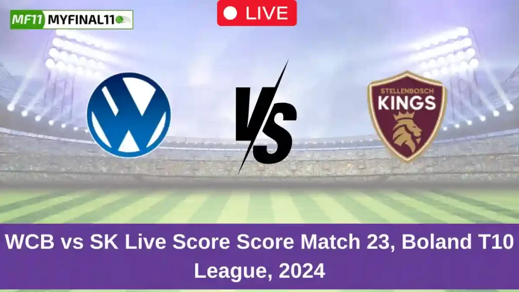 WCB vs SK Live Score: Scorecard, Ball by Ball Commentary – Match 23, Boland T10 League