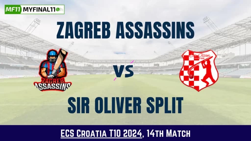 ZA vs SOS Dream11 Prediction Today: Match 14 Pitch Report, and Key Player | ECS Croatia T10 2024