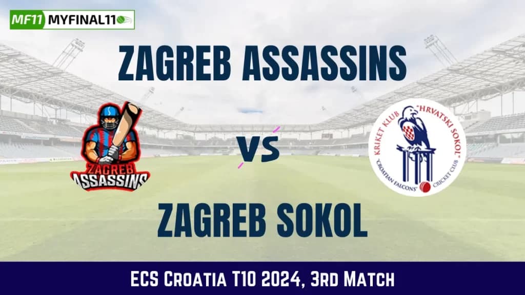 ZA vs ZAS Dream11 Prediction Today: Match 3 Pitch Report, and Player Stats | ECS Croatia T10 2024