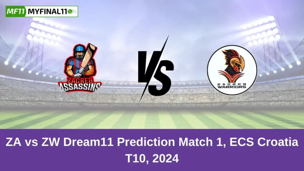 (Match Abandoned) ZA vs ZW Dream11 Prediction Today: Match 1 Pitch Report, and Player Stats | ECS T10 Croatia 2024
