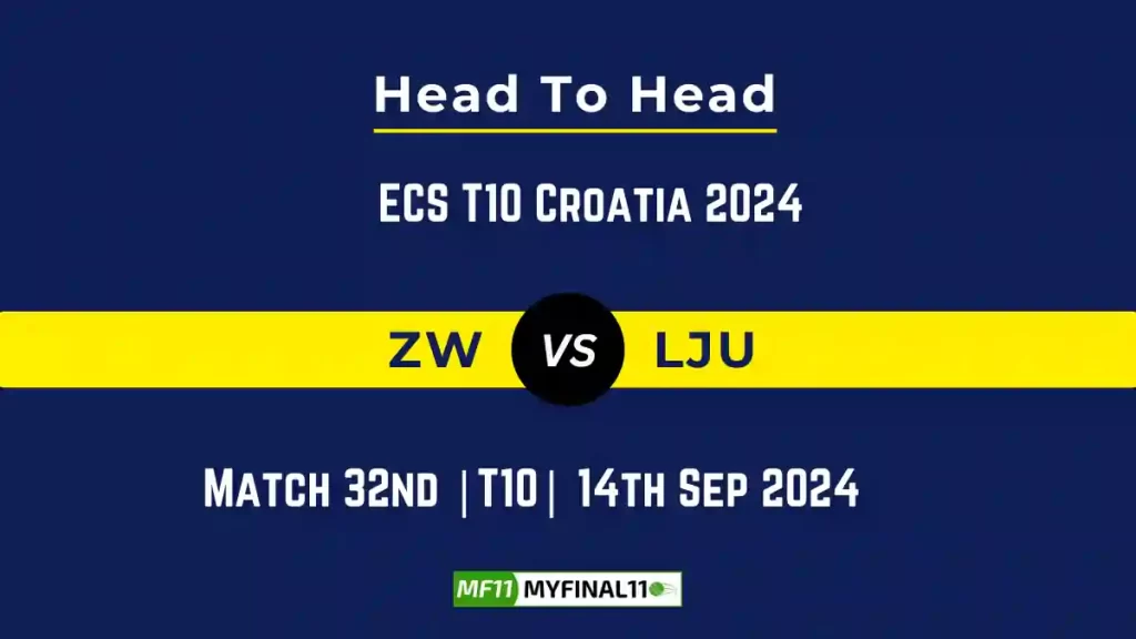 ZW vs LJU Player Battle, Head to Head Team Stats, Team Record – ECS T10 Croatia 2024