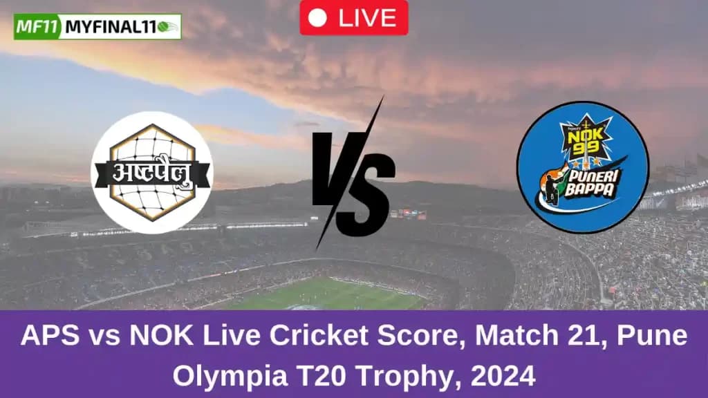 APS vs NOK Live Score: Scorecard, Ball by Ball Commentary – 1st Semi Final, Pune T20 Olympia Trophy 2024