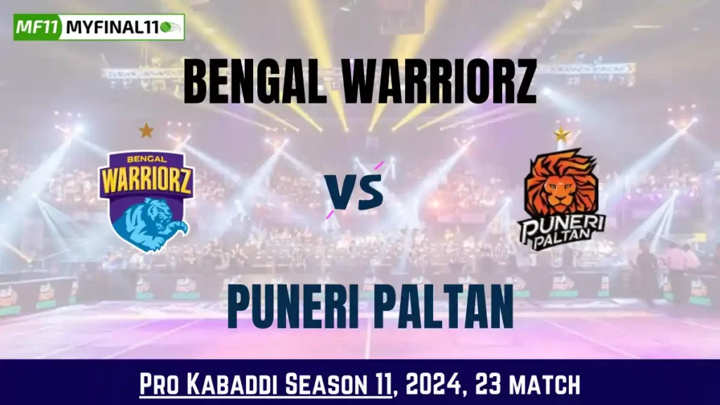 Kabaddi 2024: BEN vs PUN Dream11 Prediction Today Kabaddi 23rd Match, Key Player & Fantasy Tips