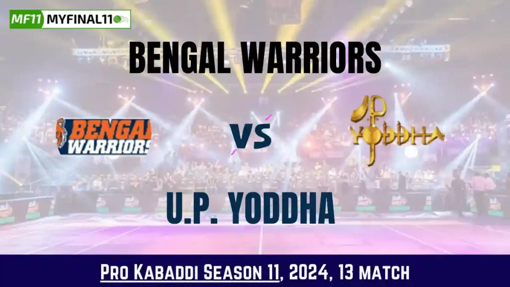 Kabaddi 2024: BEN vs UP Dream11 Prediction Today Kabaddi 13th Match, Key Player & Fantasy Tips