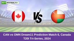 CAN vs OMN Dream11 Prediction Today: Match 6 Pitch Report, and Key Player | Canada T20I Tri-Series 2024