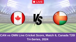 CAN vs OMN Live Score: Scorecard, Ball by Ball Commentary – Match 6, Canada T20I Tri-Series