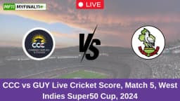 CCC vs GUY Live Score: Scorecard, Ball by Ball Commentary – Match 5, West Indies Super50 Cup 2024