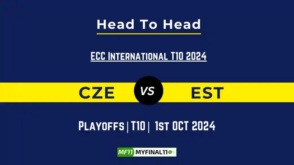 CZE vs EST Player Battle, Head to Head Team Stats, Team Record – ECC International T10 2024