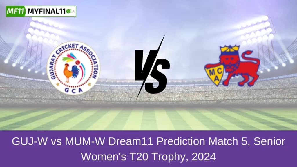 GUJ-W vs MUM-W Dream11 Prediction Today: Match 5 Pitch Report, and Key Player | Indian Domestic Women’s T20 Trophy 2024