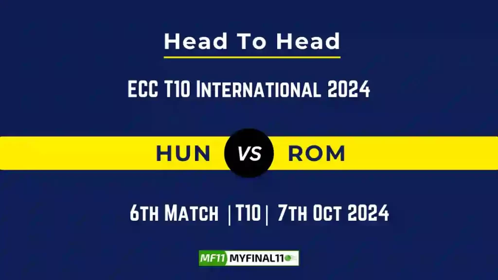 HUN vs ROM Player Battle, Head to Head Team Stats, Team Record – ECC T10 International 2024
