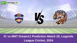 IC vs MNT Dream11 Prediction Today: Match 20 Pitch Report, and Key Player | Legends League Cricket 2024