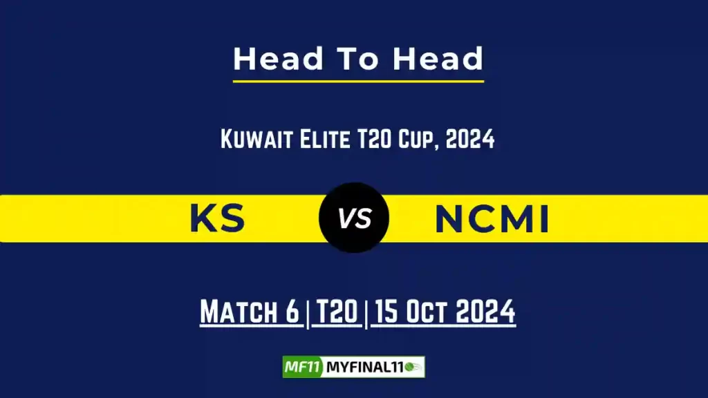 KS vs NCMI Player Battle, Head to Head Team Stats, Player Record: Kuwait Elite T20 Cup 2024