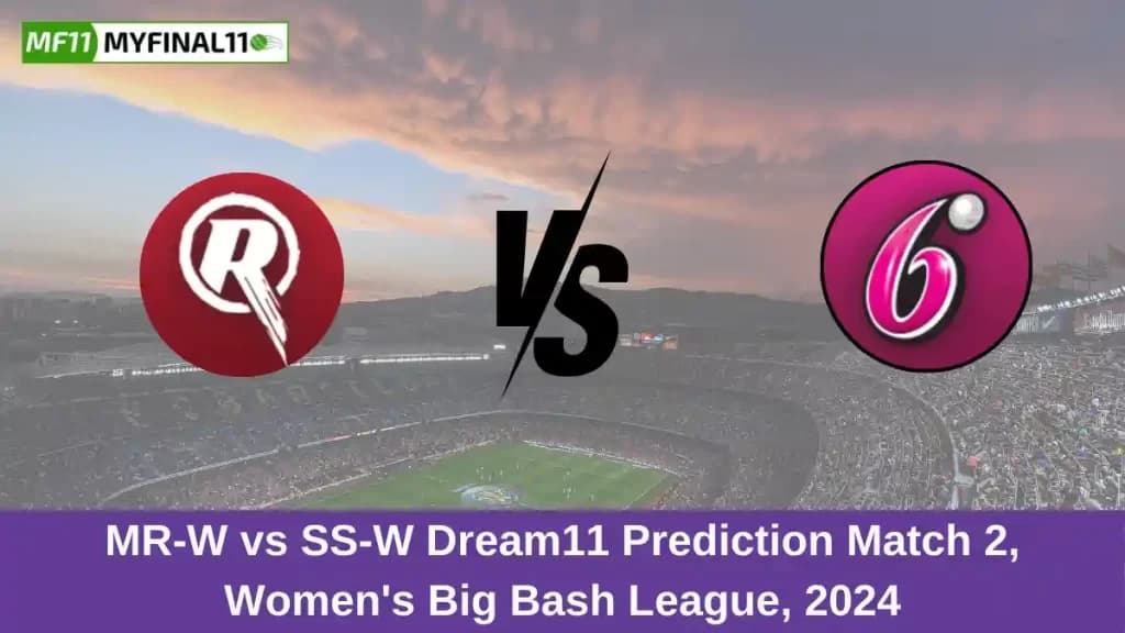 MR-W vs SS-W Dream11 Prediction Today: Match 2 Pitch Report, and Key Player | WBB2024