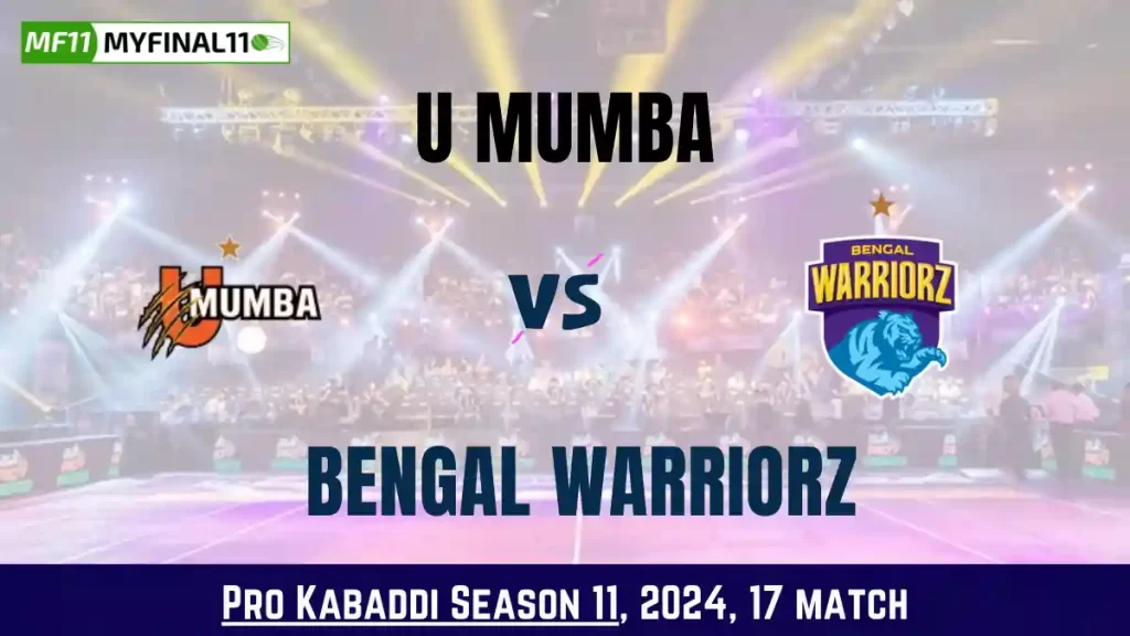 MUM vs BEN Dream11 Prediction Today Kabaddi 17th Match, Key Player & Fantasy Tips 2024