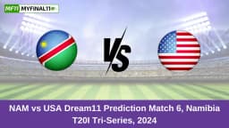 NAM vs USA Dream11 Prediction Today: Match 6 Pitch Report, and Key Player | Namibia T20I Tri-Series 2024