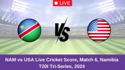 NAM vs USA Live Score: Scorecard, Ball by Ball Commentary – Match 6, Namibia T20I Tri-Series 2024