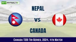 NEP vs CAN Dream11 Prediction Today: Match 4 Pitch Report, and Key Player | Canada T20I Tri-Series 2024