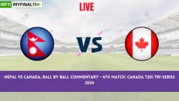 NEP vs CAN Live Score: Scorecard, Ball by Ball Commentary – Match 4, Canada T20I Tri-Series 2024
