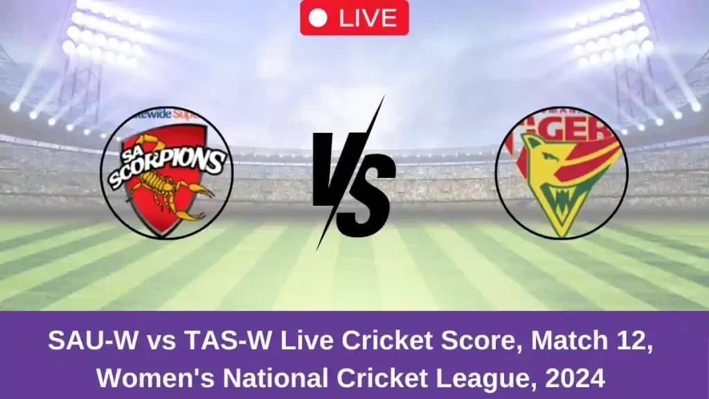 SAU-W vs TAS-W Live Score: Scorecard, Ball by Ball Commentary – Match 12, Australian Women’s ODD 2024