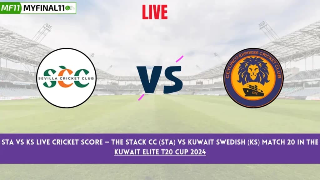 STA vs KS Live Score: Scorecard, Ball by Ball Commentary – Match 20, Kuwait Elite T20 Cup 2024