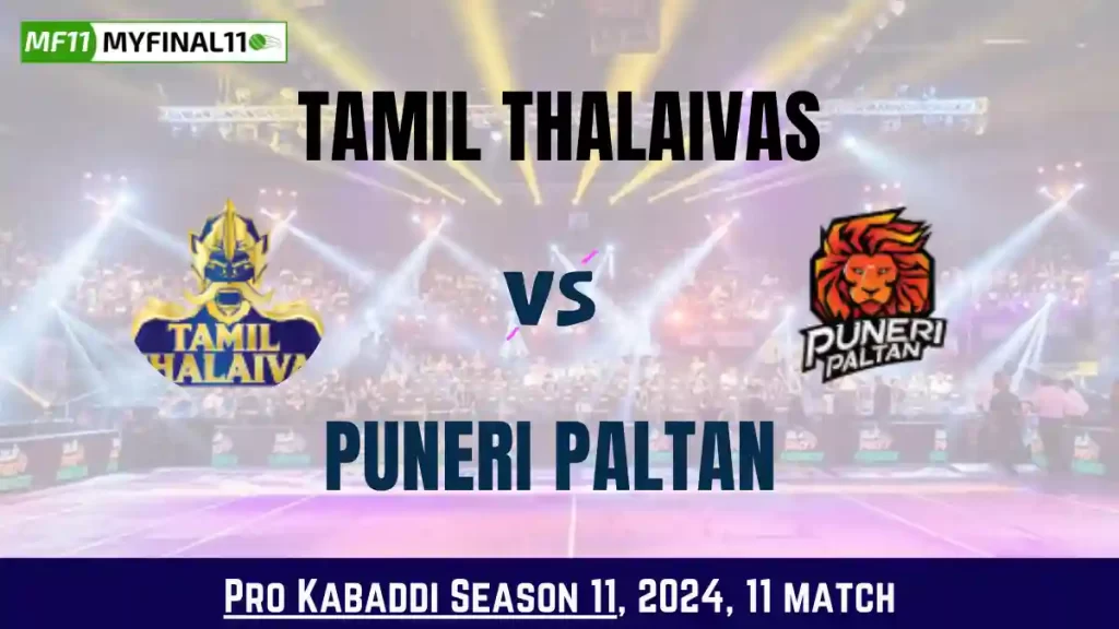 Kabaddi 2024: TAM vs PUN Dream11 Prediction Today Kabaddi 11th Match, Key Player & Fantasy Tips