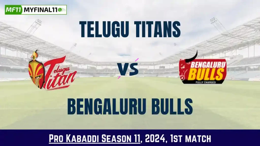 Kabaddi 2024: TEL vs BLR Dream11 Prediction Today Kabaddi 1st Match, Key Player & Fantasy Tips