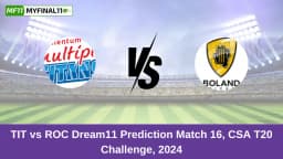 TIT vs ROC Dream11 Prediction Today: Match 16 Pitch Report, and Key Player | CSA T20 Challenge 2024