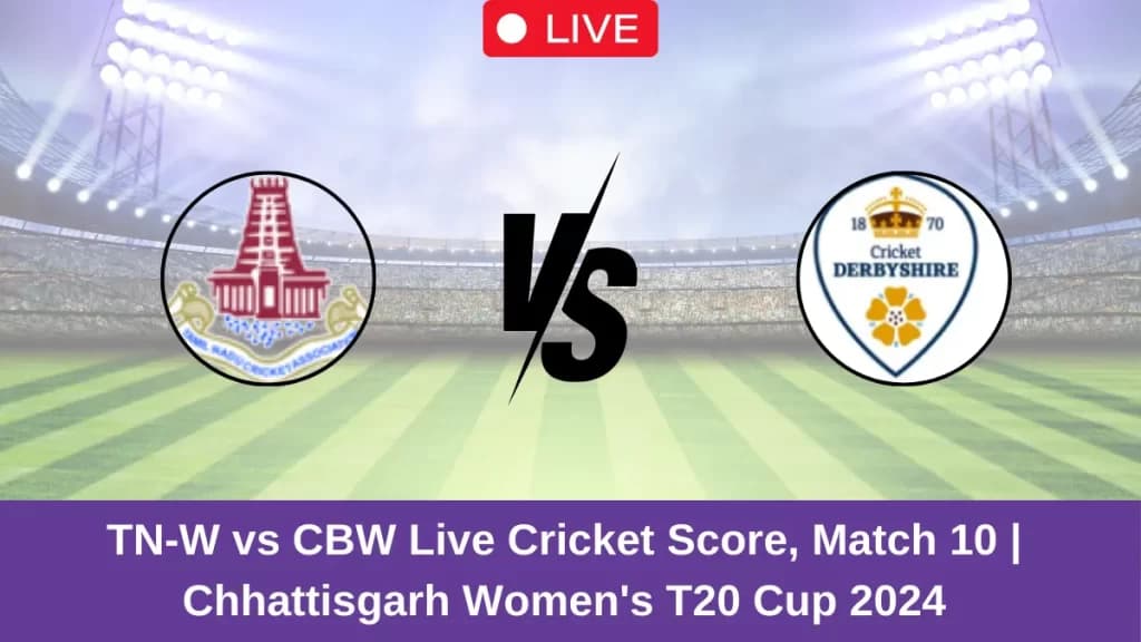 TN-W vs CBW Live Score: Scorecard, Ball by Ball Commentary – Match 10, Chhattisgarh Women’s T20 Cup 2024
