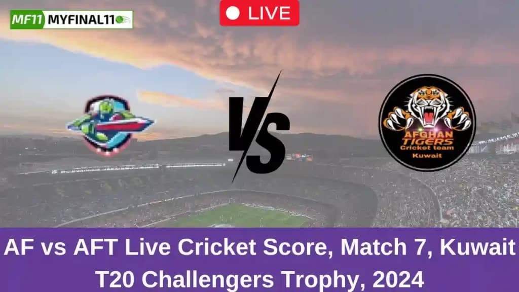 AF vs AFT Live Score: Scorecard, Ball by Ball Commentary – Match 7, Kuwait T20 Challengers Trophy 2024