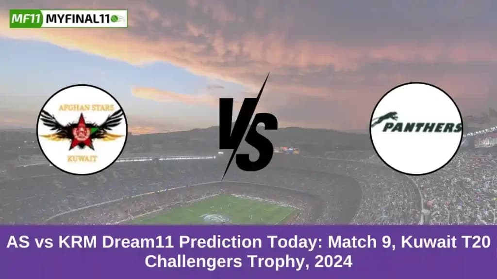 AS vs KRM Dream11 Prediction Today: Match 9 Pitch Report, Playing11 and Stats | Kuwait T20 Challengers Trophy 2024