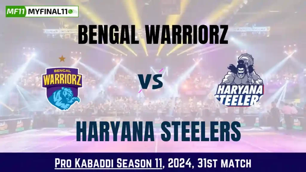 Kabaddi 2024: BEN vs HAR Dream11 Prediction Today Kabaddi 31st Match, Key Player & Fantasy Tips
