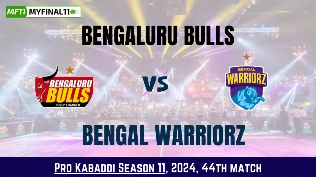 Kabaddi 2024: BLR vs BEN Dream11 Prediction Today Kabaddi 44th Match, Key Player & Fantasy Tips
