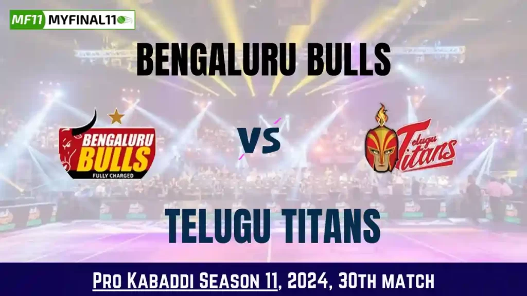 Kabaddi 2024: BLR vs TEL Dream11 Prediction Today Kabaddi 30th Match, Key Player & Fantasy Tips