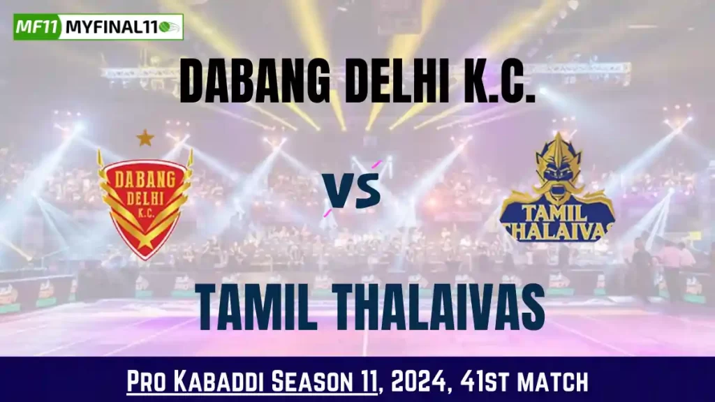 DEL vs TAM Dream11 Prediction Today Kabaddi 42nd Match, Key Player & Fantasy Tips 2024