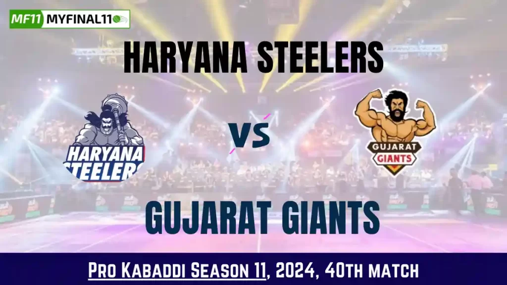 Kabaddi 2024: HAR vs GUJ Dream11 Prediction Today Kabaddi 40th Match, Key Player & Fantasy Tips