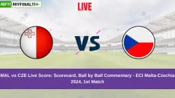 MAL vs CZE Live Score: Scorecard, Ball by Ball Commentary – Match 1, ECI Malta-Czechia 2024