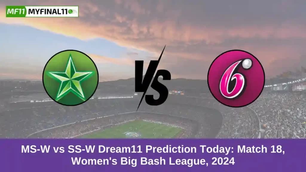 MS-W vs SS-W Dream11 Prediction Today: 18th Match, Pitch Report, Player Stats | WBBL 2024