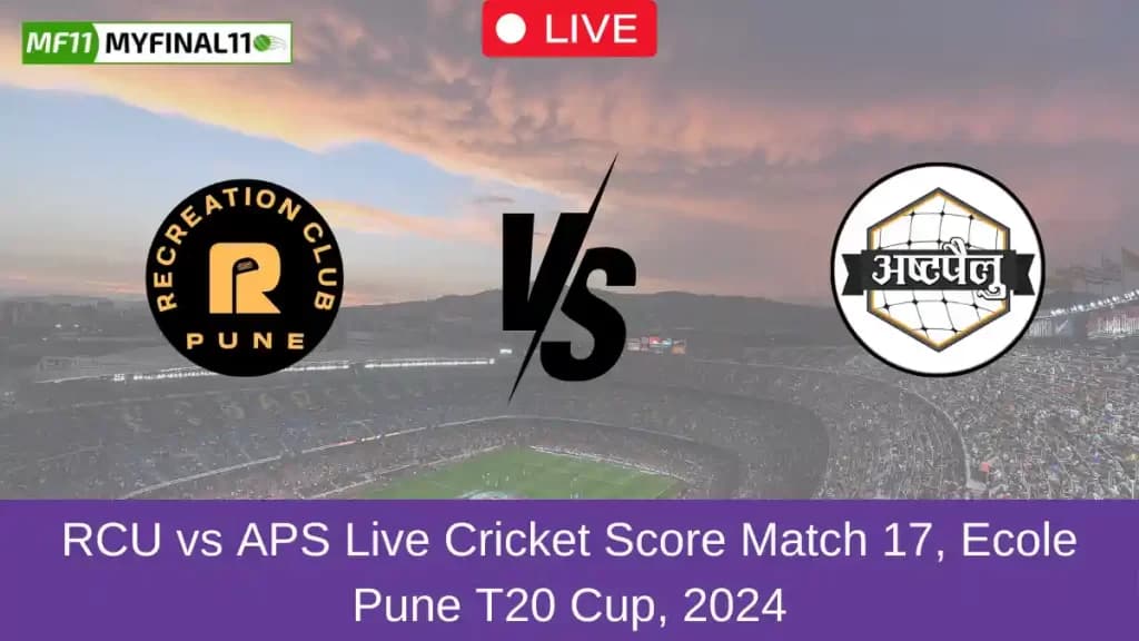 RCU vs APS Live Score: Scorecard, Ball by Ball Commentary – Match 17, Ecole Pune T20 Cup 2024