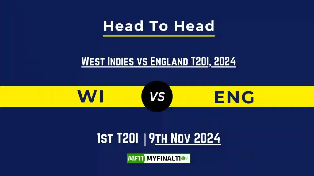 WI vs ENG Player Battle, Head to Head Team Stats, Team Record – West Indies vs England T20I, 2024