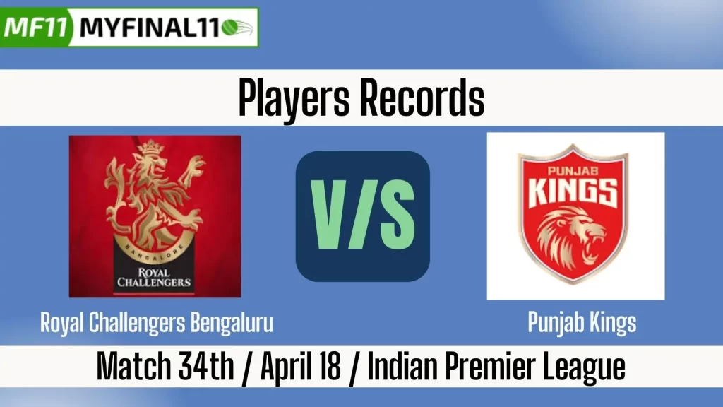 RCB vs PBKS Match 34 IPL 2025: Key Player Battles to Watch Out For