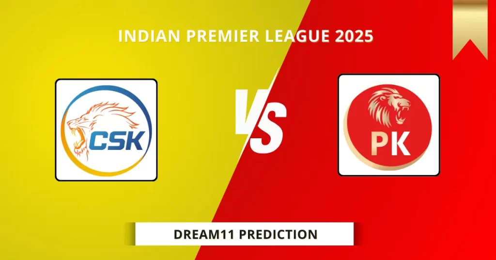 CHE vs PBKS Dream11 Prediction Today: Match 49 Pitch Report & Player Stats | IPL 2025