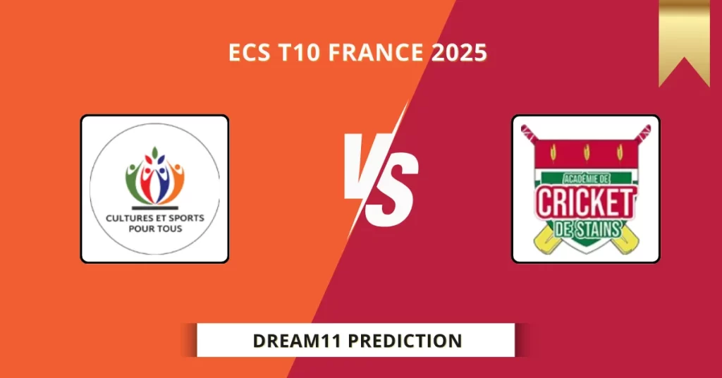 CSS vs SDS Dream11 Prediction Today: Match 16 Fantasy Tips, Captain & Vice Captain Pick | ECS T10 France 2025
