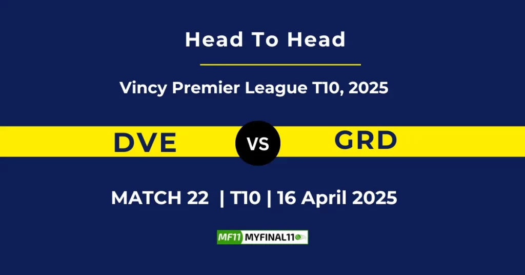 DVE vs GRD Player Battle & Head to Head Team Stats – Vincy Premier League T10 2025