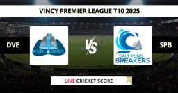 DVE vs SPB Live Score: Scorecard, Ball by Ball Commentary – 4th Place Play-Off, Vincy Premier League T10