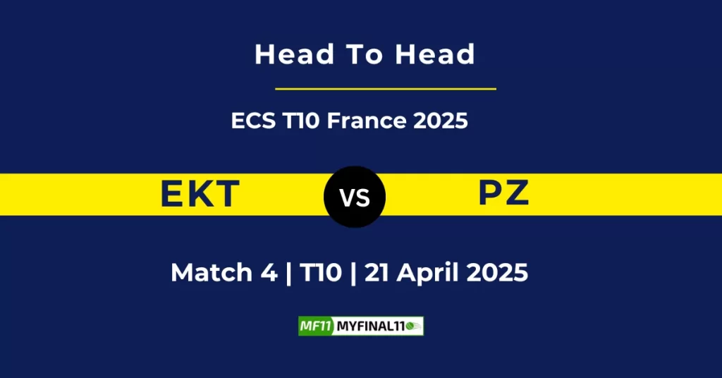 EKT vs PZ Player Battle & Head to Head Team Stats – ECS T10 France 2025