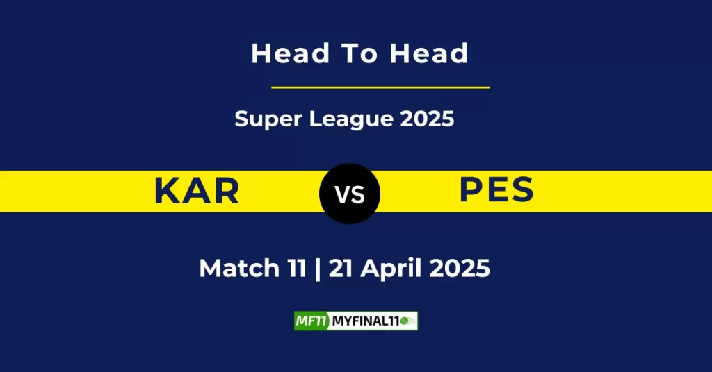KAR vs PES Head-to-Head Record in PSL: Full Stats and Match History