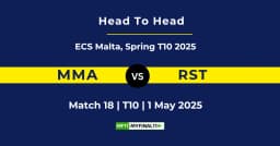 MMA vs RST Player Battle & Head to Head Team Stats – ECS T10 Malta 2025