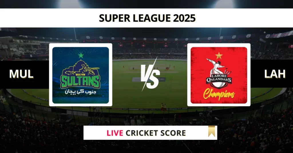 MUL vs LAH Dream11 Prediction Today: Match 12 Fantasy Tips, Captain & Vice Captain Pick | Pakistan Super League 2025