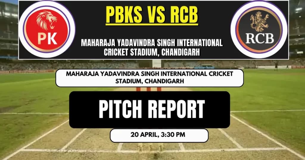 PBKS vs RCB Pitch Report, Match 37th, Indian Premier League 2025